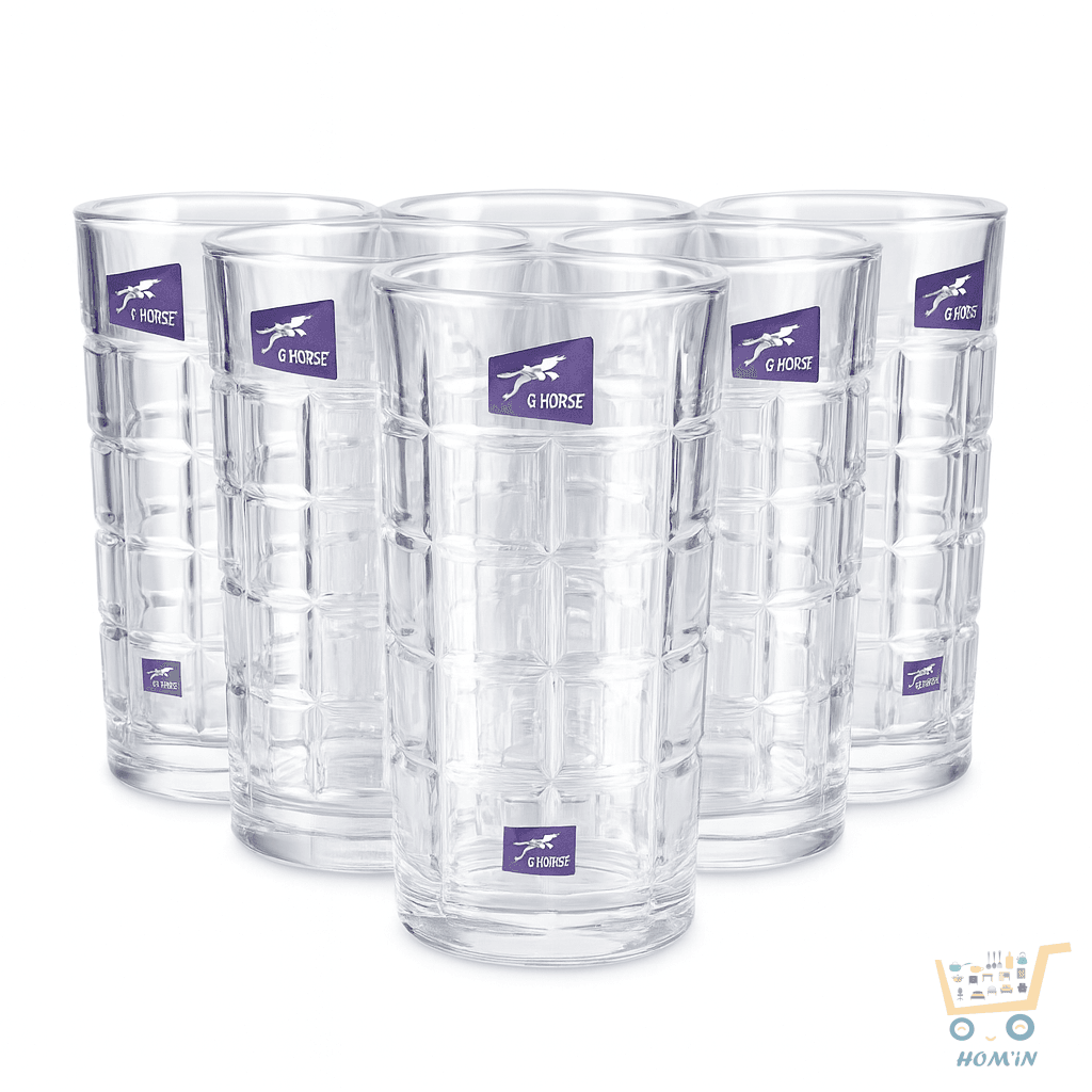 Lot de 6 verres 330ML G-HORSE
