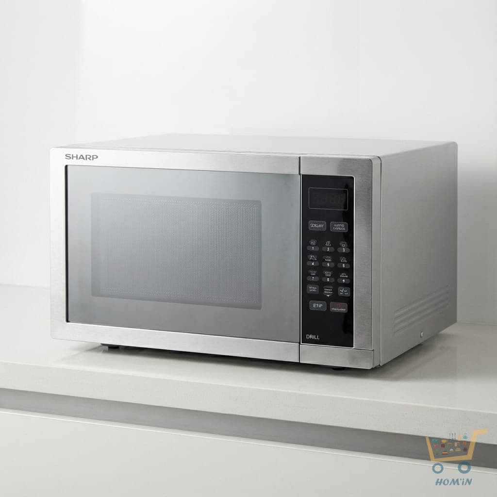 Four Micro-ondes avec Gril SHARP R-77AR(ST) – 34L | Finition Inox Premium